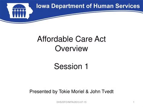 ppt affordable care act overview powerpoint presentation free download id 1675502
