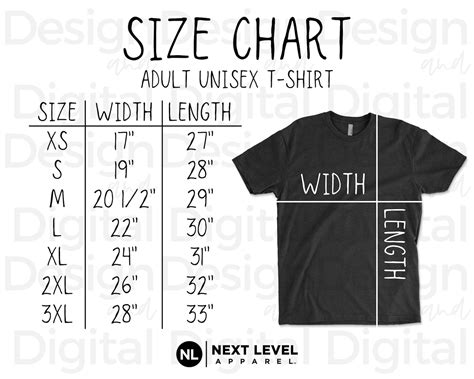 Next Level 6210 Size Chart Next Level Adult Unisex Cvc Crew T Shirt