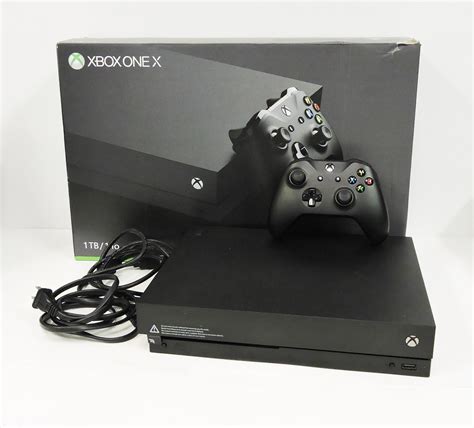 Refurbished Microsoft Xbox One X Tb Black Console With Controller Walmart Com Walmart Com