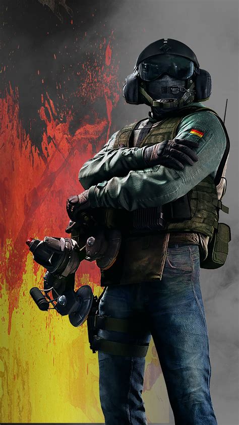 Mobile Wallpaper Jager Rrainbow6