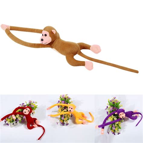 Travelwant Cute Stuffed Monkey Plush Toy Doll Long Arm Hanging Gibbons