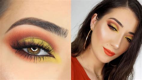 Yellow Soft Cut Crease Eye Makeup Tutorial Youtube
