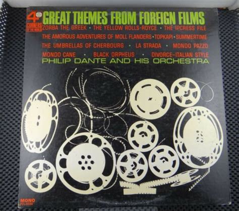 Philip Dante And His Orchestra ‎ Great Themes From Foreign Films Fcl 4220 Ebay