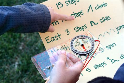 Outdoor Compass Treasure Hunt The Crafting Chicks