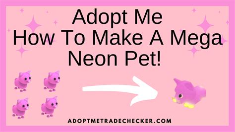 A Beginners Guide How To Make A Mega Neon Pet In Adopt Me Adopt Me