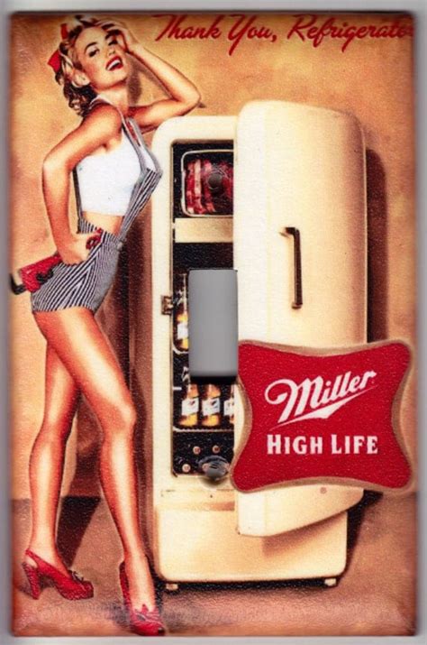 Miller High Life Beer Vintage Pin Up Girl Poster My Xxx Hot Girl