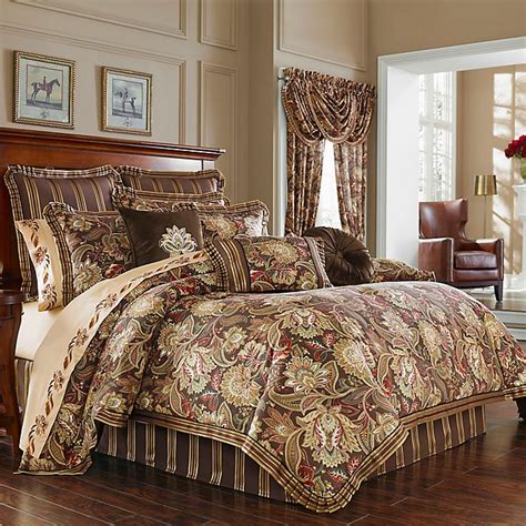 J Queen New York Coventry Comforter Set In Brown Bed Bath And Beyond