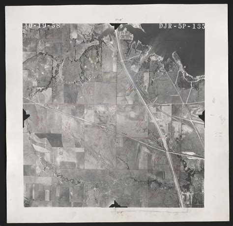Aerial Photograph Of Denton County Djr 5p 135 Side 1 Of 2 The