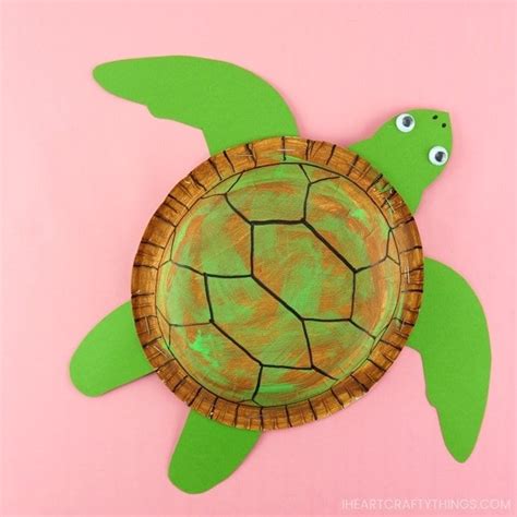 Sea Turtle Craft Turtle Crafts Sea Turtle Craft Animal Crafts For Kids