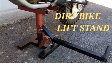 Home Made Dirt Bike Lift Stand Youtube