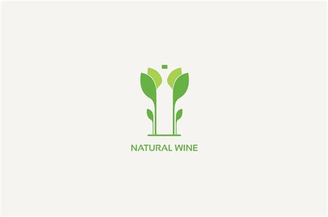 Natural Wine Logo Branding And Logo Templates ~ Creative Market