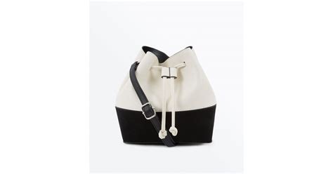 White Contrast Suedette Duffle Bag New Look