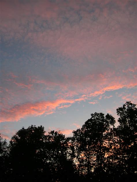 Sunrise Pink Sky Photos New Englands Narrow Road