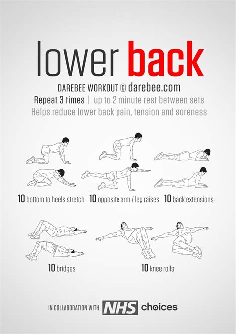 Lower Back Workout Lower Back Exercises Neila Rey Workout Back Workout
