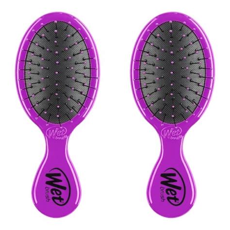 Wet Brush Mini Squirt Detangler Brushes Purple Ebay