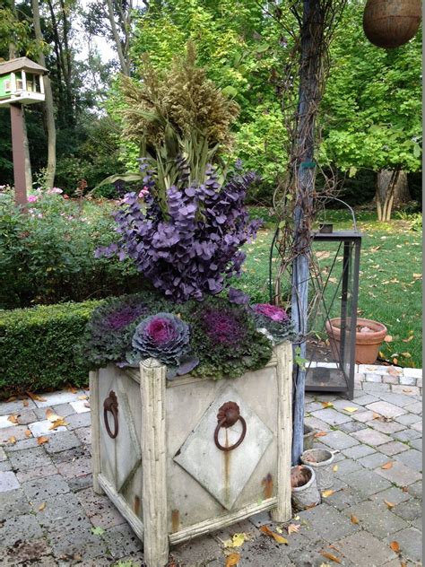 Lavender And Purple Container Gardening Container Plants Fall Planters
