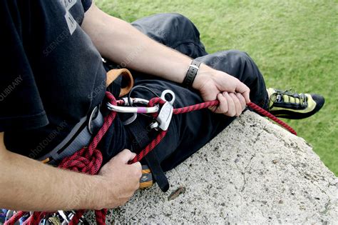 Rock Climbing Safety Stock Image P9600786 Science Photo Library