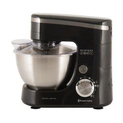 Stand mixers provide a helping hand and make mixing easier be it whisking, whipping or kneading. Russell Hobbs Stand Mixer Black | Reviews Online | PriceCheck