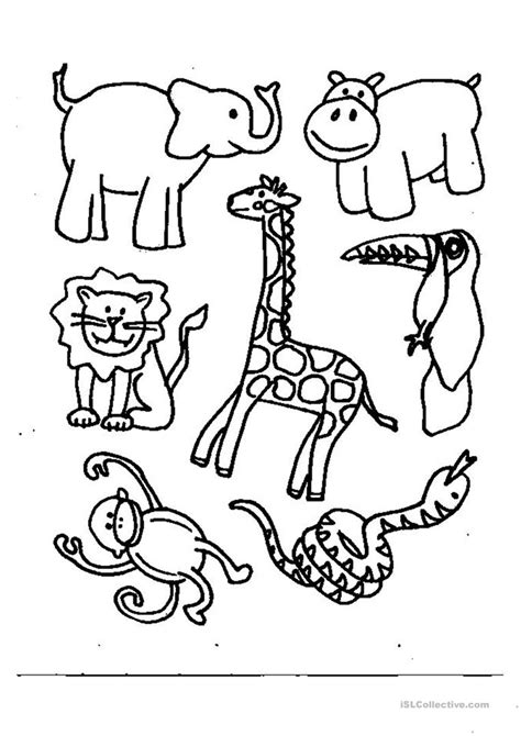 Enter now and choose from the following categories Animals - Coloring worksheet - Free ESL printable ...