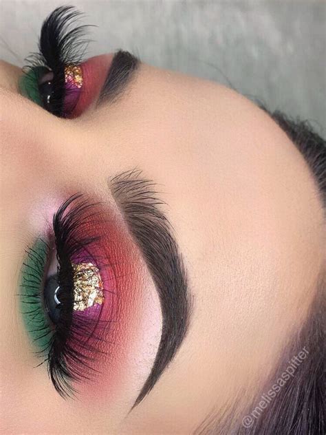 Glamour Goals On Twitter Spring Inspired Look 🌺 Bold Makeup Free