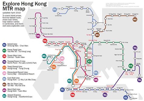 Nice And Simple Alternative To The Official Hong Kong Mtr Layout And