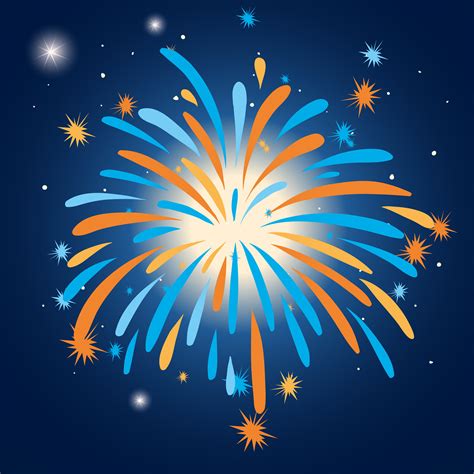 Colorful Firework In The Sky 448171 Vector Art At Vecteezy