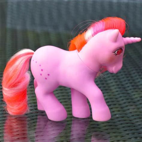 Vintage My Little Pony Galaxy Purple Pink Unicorn