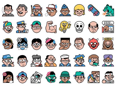 Line 1000 Emoji Project — Dan Woodger Illustration And Animation