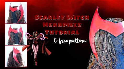 How To Make A Scarlet Witch Headpiece Scarlet Witch Headpiece Tutorial No Spoiler Scarlet