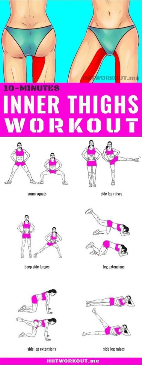 A Minute Inner Thigh Workout To Try At Home The Exercises Which