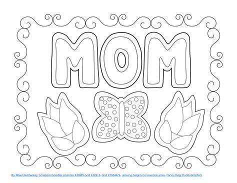 Free mother's day coloring page for preschool, kindergarten and grade school children. Mother's Day Coloring and Writing Pages Printables ...