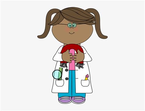 Kid Scientist With A Magnet Clip Art Kid Scientist Clipart Transparent Png X Free