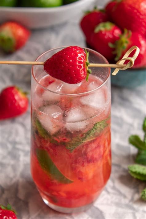 Strawberry Mojito Recipe A Must Try Summer Drink A Couple Of Sips
