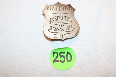 Lot Silver Brothel Inspection Kansas City Badge