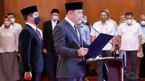 Rotasi 320 Pejabat Pemkot Surabaya Eri Cahyadi Pelayanan Publik Harus