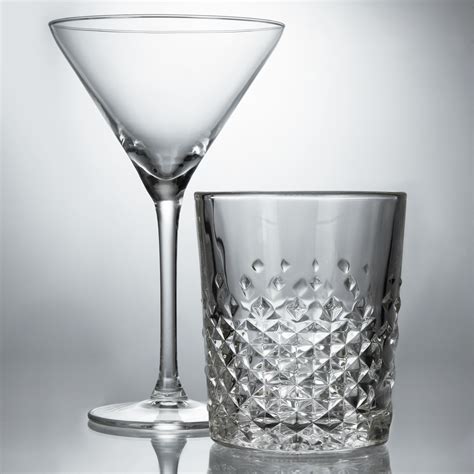 Royal Leerdam Twins Cocktail Glasses Set Of 4 Martini Glasses And Set Of 4 Tumblers