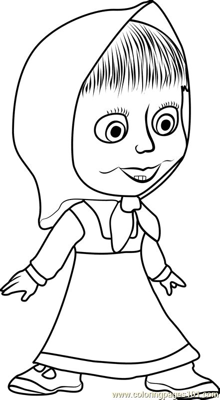 Masha And The Bear Coloring Pages Print Coloring Pages Sexiz Pix