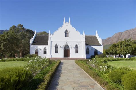 Église De Franschhoek Cape Town Afrique Du Sud Photo Stock Image Du