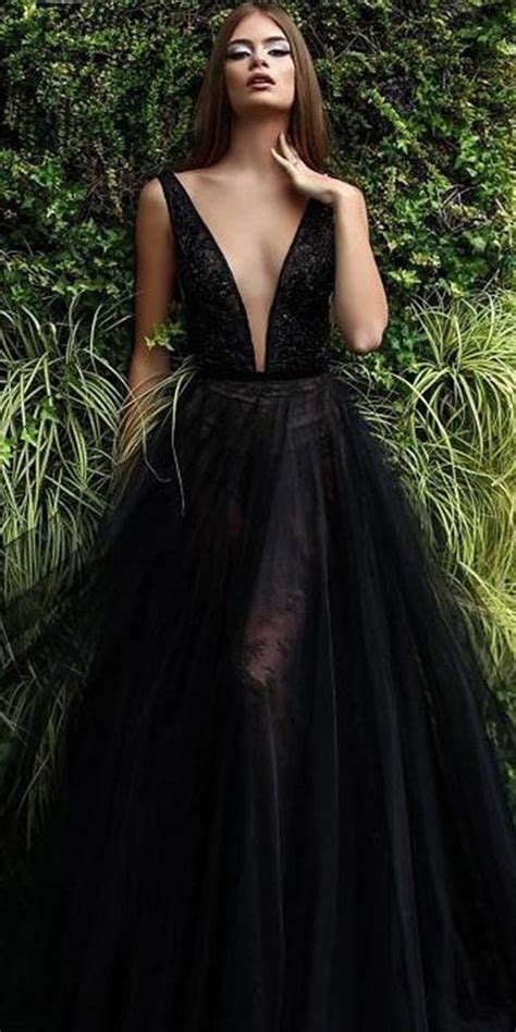 27 Beautiful Black Wedding Dresses That Will Strike Your Fancy Wedding Dresses Guide