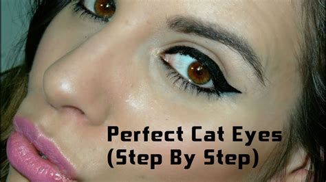 Perfect Cat Eyes Step By Step Youtube