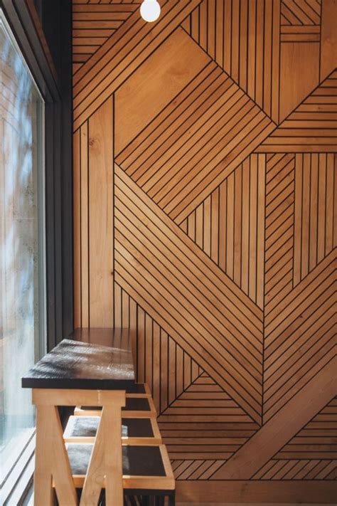 Amazing Wood Wall Covering Ideas 210 Современные интерьеры Стена