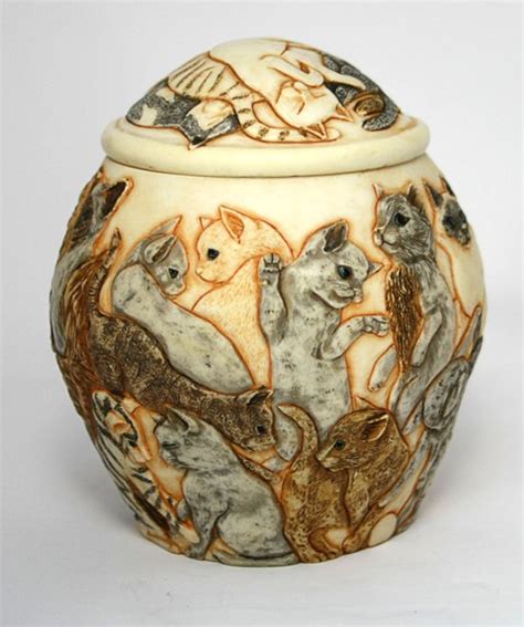 The odyssey series cat cremation urn Cats Galore Crushed Marble Cat Urn | Urns For Cremation