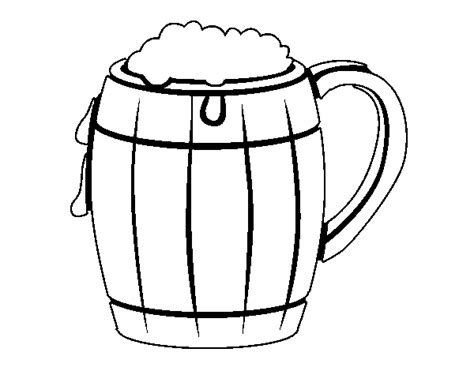Desenho De Cerveja Para Colorir Colorir
