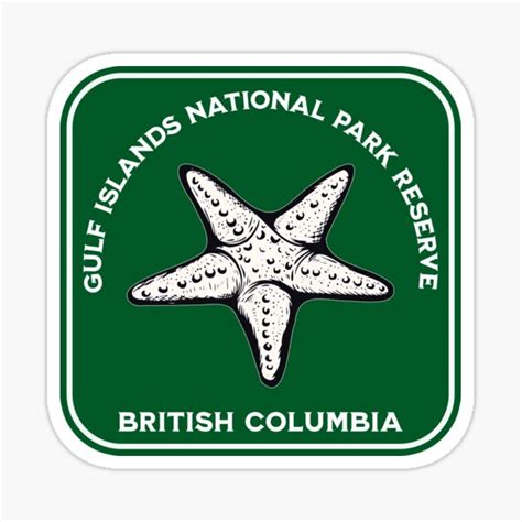 Gulf Islands National Park Reserve Sticker For Sale By Skatertshirts