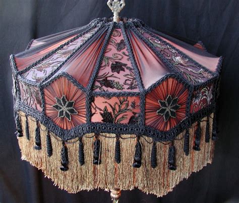 Custom lamp shades at plain jane prices. Victorian Vintage Lamp Shade