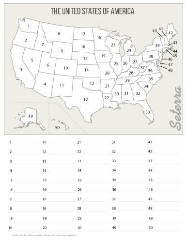 The U S 50 States Printables Map Quiz Game Artofit
