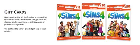 An ea gift card is a great gift for all video game lovers. Give the gift of sims gift cards? — The Sims Forums