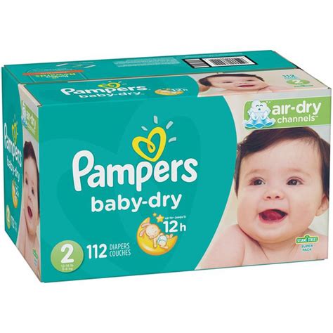 Pampers Baby Dry Diapers Size 2 112 Count 112 Ct Instacart