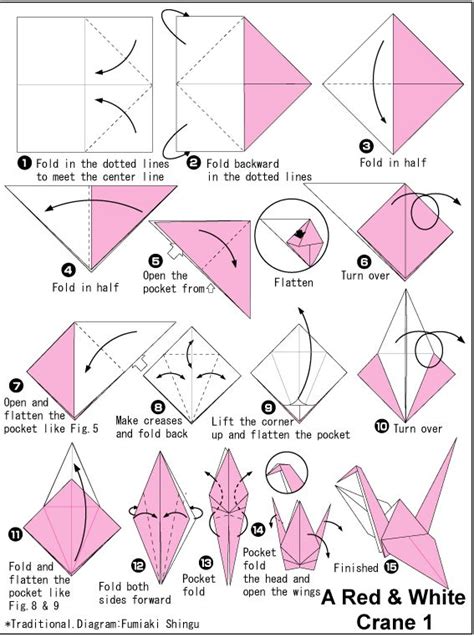 How To Make A Paper Crane Origami Crane Step By Step Easy Origami