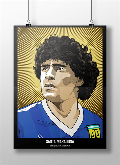 Santa Maradona On Behance